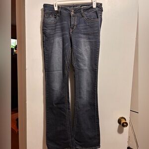 Wallflower Blue Boot Cut Jeans Medium-Dark Wash